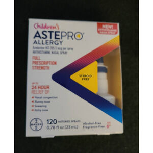 Astepro Children's Allergy Antihistamine Nasal Spray Relief - 120 Sprays (B12)